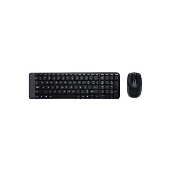LOGITECH Teclado Compacto + Raton Inalambrico MK220