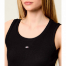 Vestido Tommy Jeans essential negro