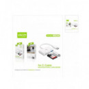 GREEN LYCA Lector Tarjeta SD, MIcro Sd,Usb/H Con Conector Tipo C GL70094