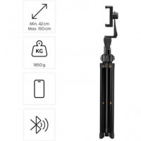 HAMA Tripode Con Soporte Movil Smartphone II 150  5.8-8.8cm 150cm Mando Blueototh  ROTARY 4675
