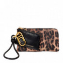 Monedero Doble Animal Print  LOLA CASADEMUNT