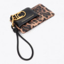 Monedero Doble Animal Print  LOLA CASADEMUNT