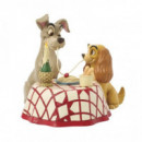Figura la Dama y el Vagabundo Disney  ENESCO