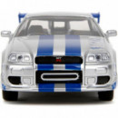 Coche Nissan Skyline Gt-r 2002 Fast And Furious 1/32  JADA