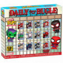 Funko Bitty POP display Spiderman Daily Bugle marvel