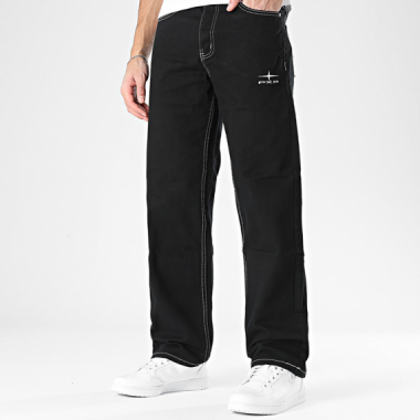 Pantalon PxP baggy negro bordado PB