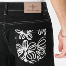 Pantalon PxP baggy negro bordado PB