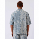 Camisa PxP denim estampada PB