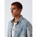 Camisa PxP denim estampada PB