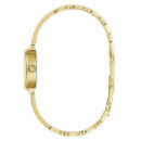 Reloj Penelope Dorado E/verde  GUESS