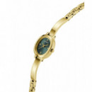 Reloj Penelope Dorado E/verde  GUESS