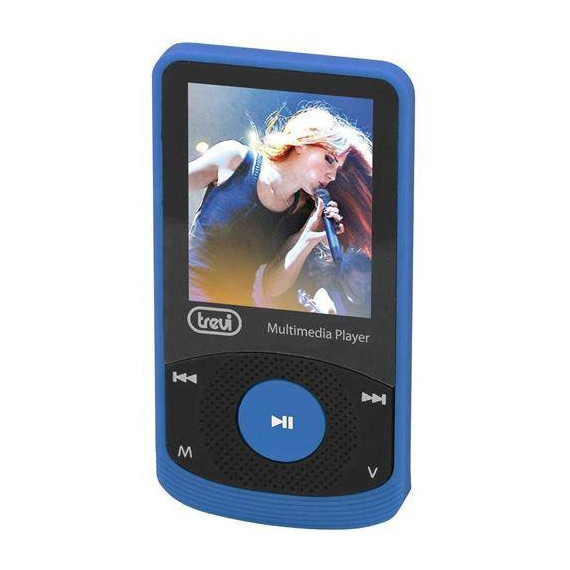 TREVI Reproductor MP4 MPV1725 Azul Radio Fm, Foto Video con Auriculares(sin Mem.)