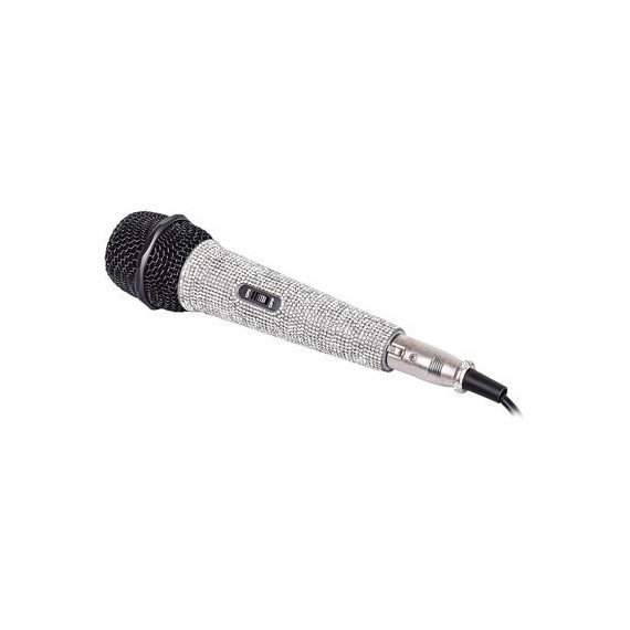 TREVI Microfono Dinamico EM 30 STAR Con Cable 5Mtrs Jack 6.3mm Con Mango de Diamante