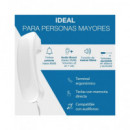 ALCATEL Telefono Fijo Sobremesa TMAX 10+ Blanco Con Teclas Grandes,6 Memorias Con Foto