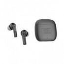 AIWA Auricular Bluetooth Con Base Cargadora Metalica EBTW-200 Negro