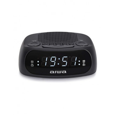 AIWA Radio Reloj Despertador CR-09J Negro