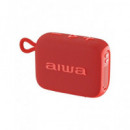AIWA Altavoz Bluetooth BS-210 6W Rojo