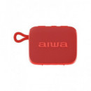 AIWA Altavoz Bluetooth BS-210 6W Rojo