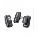 HOLLYLAND Microfono Inalambrico Duo Lavalier Con Conector Tipo C LARK A1 Con Caja