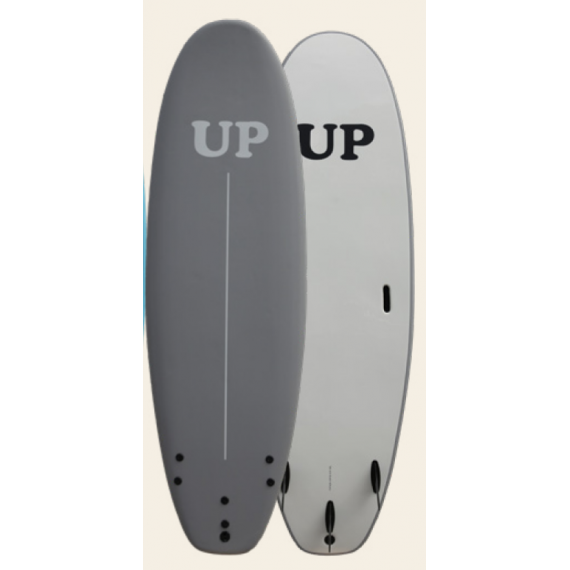 Surfboard Soft Monster UP 7,6 Grey/white
