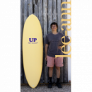 Surfboard UP Lee Ann Curren 6 ́6 Light Orange/dark Green