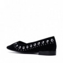 Xti Bailarina de antelina 146223-NEGRO