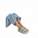 Xti Chanclas de mujer turquesa 142550-AQUA
