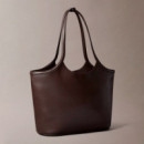 Bolso tote con monograma grabado