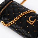 Funda de móvil acolchada con mini tachas