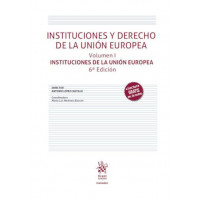Instituciones y Derecho Union Europea Volumen I Insti 6ª Ed   2025