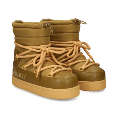 BOTA MEDIA TEXTIL VERDE OLIVA