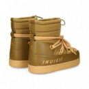 BOTA MEDIA TEXTIL VERDE OLIVA