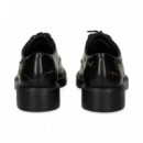 Blucher Escrito Piel Negro  CAMPER