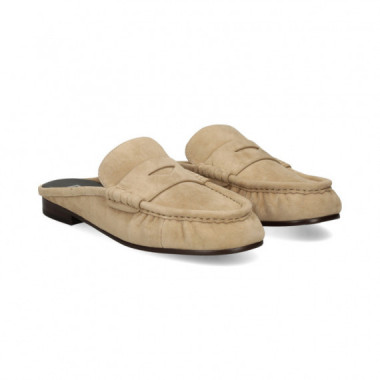 Zueco Antifaz ante Beige  BIBI LOU