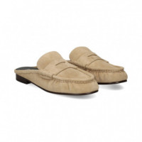 Zueco Antifaz ante Beige  BIBI LOU