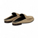 Zueco Antifaz ante Beige  BIBI LOU