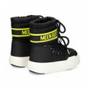 Botin Presky Nylon Lima+negro  MOON BOOT
