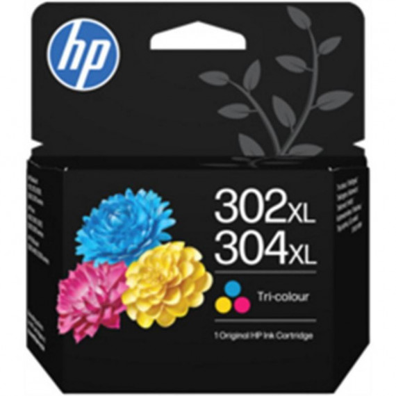 Tinta DeskJet HP 302XL / 304XL Color (300 Páginas) (F6U67AE / B7RT8AE)