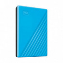 Disco Duro WD My Passport 2TB Azul (WDBYVG0020BBL-WESN)