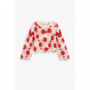 Jersey flores crochet de Desigual