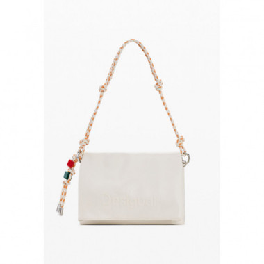 Bolso bandolera de tama&ntilde;o mediano con charms de Desigual