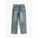 Pantalón vaquero bordados regular de Desigual