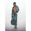 Chaqueta Denim Bordada de DESIGUAL