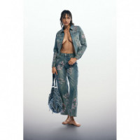 Chaqueta Denim Bordada de DESIGUAL