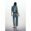 Chaqueta Denim Bordada de DESIGUAL