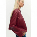 Chaqueta Efecto Piel Combinada de DESIGUAL