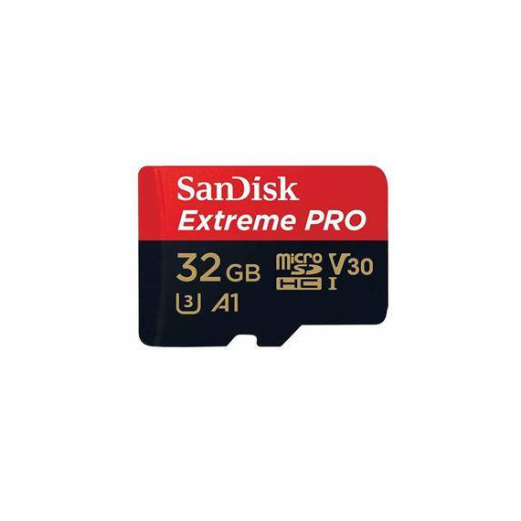 SANDISK Tarjeta Memoria Micro SDHC 32GB Extreme Pro UHS- U3 V30 A1  100MB/667X/4K UHD
