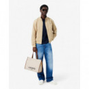 Bolso tote de lona Heritage grande de Lacoste