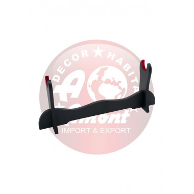 Soporte madera y terciopelo rojo para 1 Katana