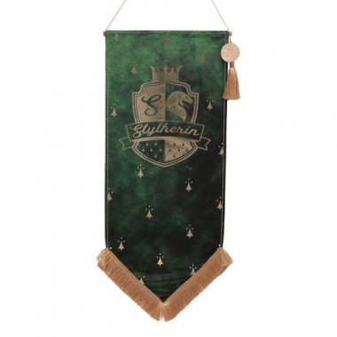 Estandarte Slytherin Harry Potter 70x27cm